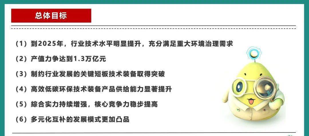 13万亿！加大援救、优化市集！解读《环保设备制作业高质料起色活跃预备(图1)